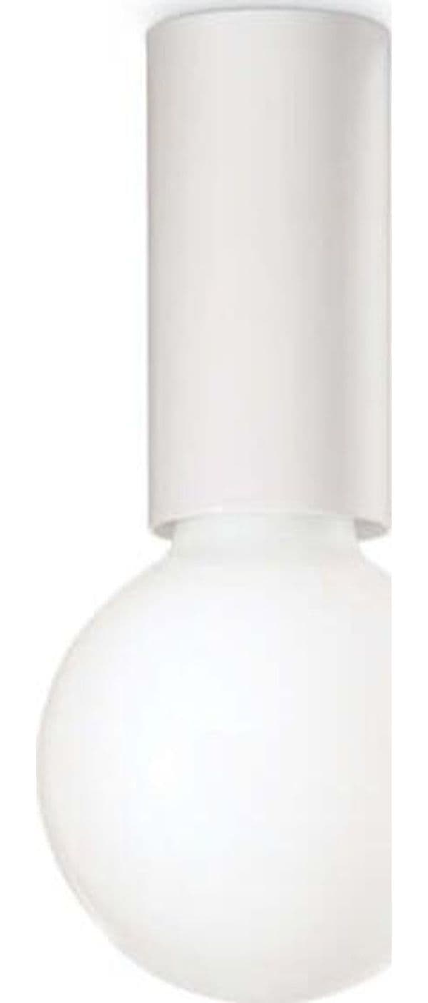 Plafoniera-Moderna-Petit-Metallo-Bianco-1-Luce-E27-8W-3000K-Luce-Calda