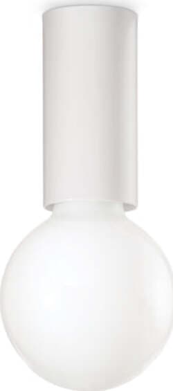 Plafoniera-Moderna-Petit-Metallo-Bianco-1-Luce-E27-8W-3000K-Luce-Calda