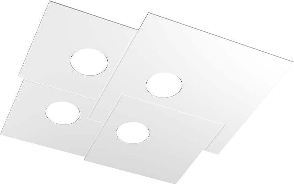 Plafoniera-Moderna-Plate-Metallo-Bianco-4-Luci-Gx53
