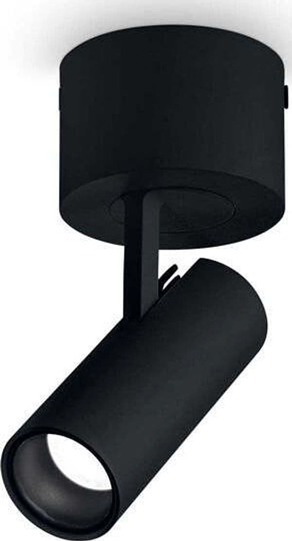 Plafoniera-Moderna-Play-Alluminio-Nero-Led-7W-3000K-Luce-Calda