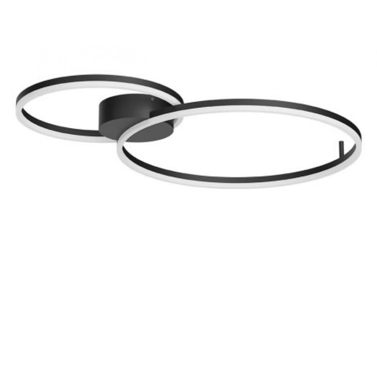 Plafoniera-moderna-Redo-Group-ORBIT-60+40-LED-5632-LM-CCT-dimmerabile-lampada-soffitto