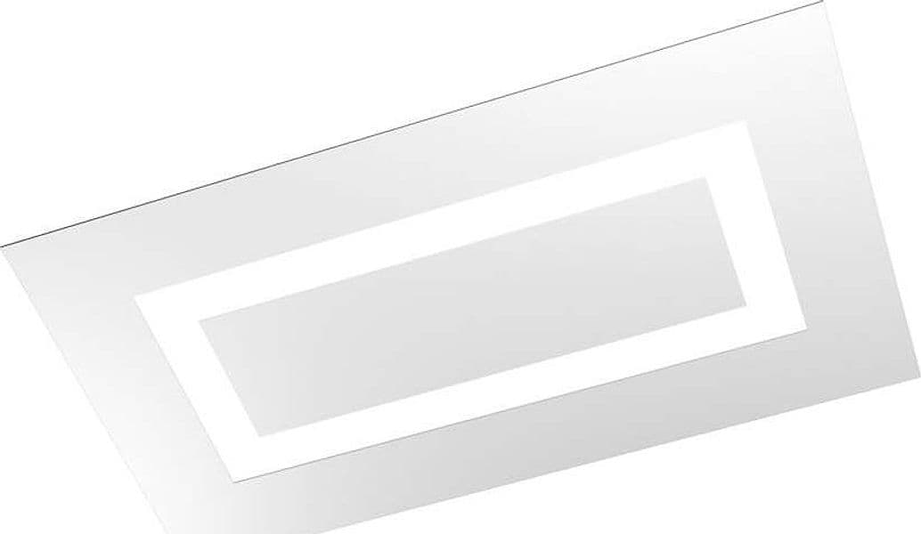 Plafoniera-Moderna-Rettangolare-Carpet-Metallo-Bianco-4-Luci-2G11-70X39Cm