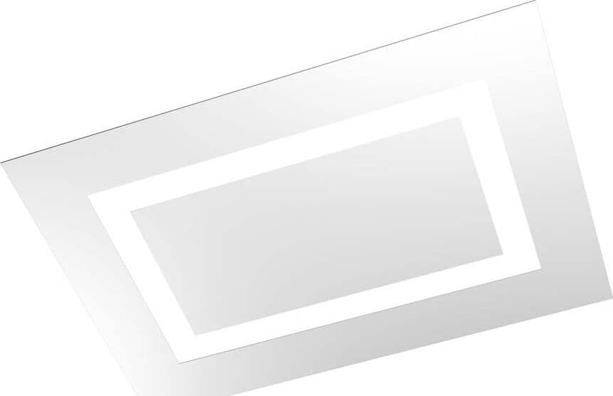 Plafoniera-Moderna-Rettangolare-Carpet-Metallo-Bianco-4-Luci-2G11-70X47Cm