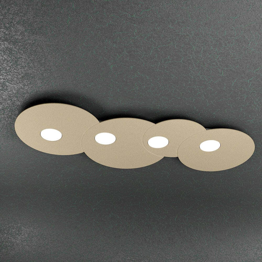 Plafoniera-Moderna-Rettangolare-Cloud-Metallo-Sabbia-4-Luci-Gx53