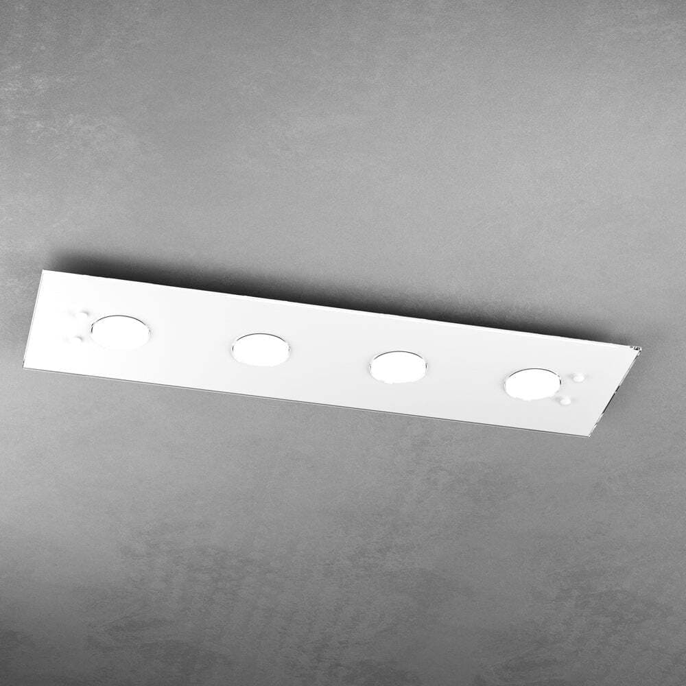 Plafoniera-Moderna-Rettangolare-Path-Vetro-Bianco-4-Luci-Gx53