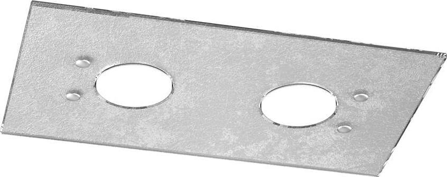 Plafoniera-Moderna-Rettangolare-Path-Vetro-Foglia-Argento-2-Luci-Gx53