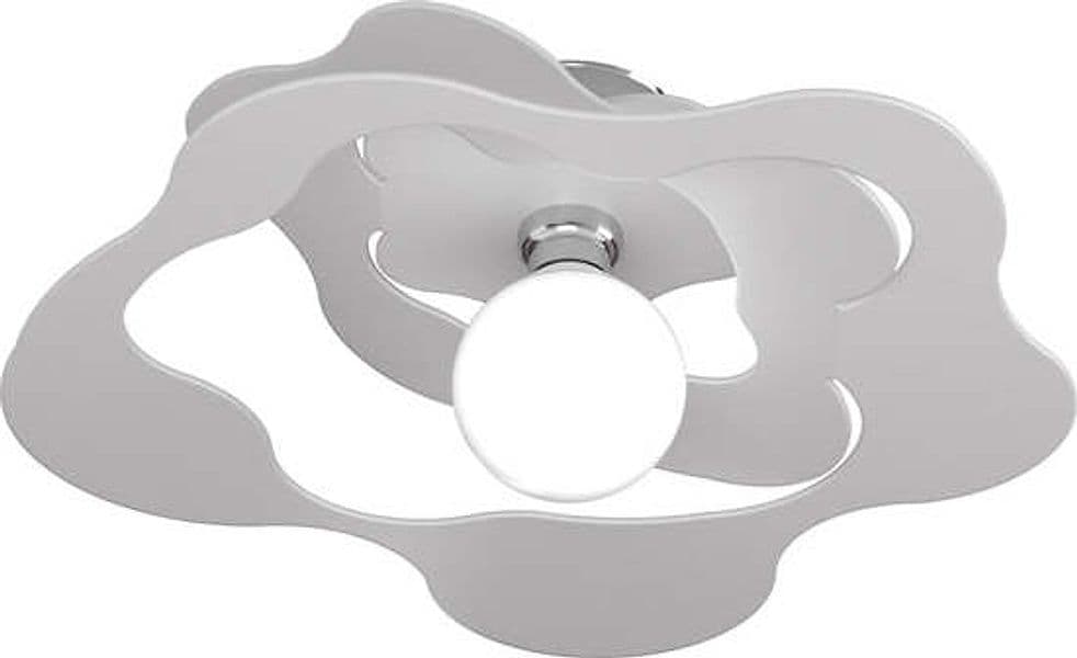 Plafoniera-Moderna-Ripples-Metallo-Bianco-1-Luce-E27-D.50Cm