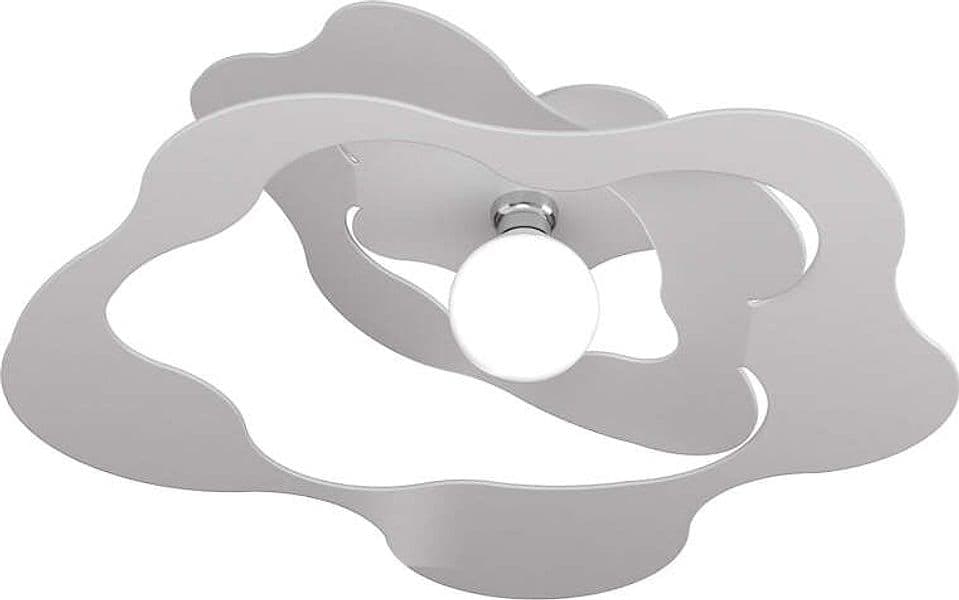 Plafoniera-Moderna-Ripples-Metallo-Bianco-1-Luce-E27-D.70Cm