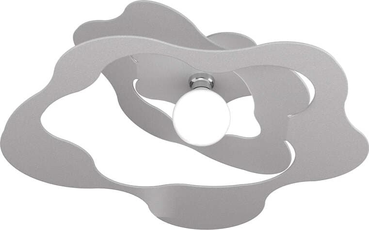 Plafoniera-Moderna-Ripples-Metallo-Grigio-1-Luce-E27-D.70Cm