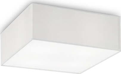 Plafoniera-Moderna-Ritz-Tessuto-Bianco-4-Luci-E27-D40Cm