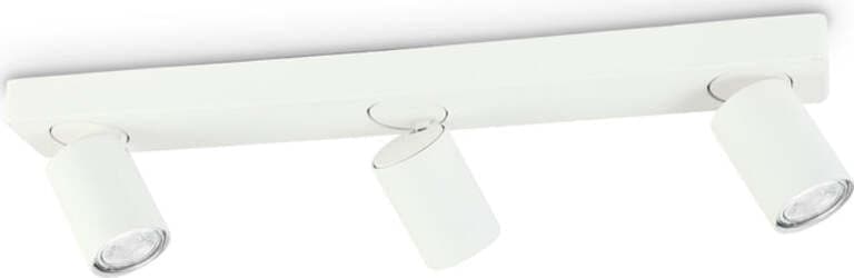 Plafoniera-Moderna-Rudy-Metallo-Bianco-3-Luci-7W-3000K-Luce-Calda