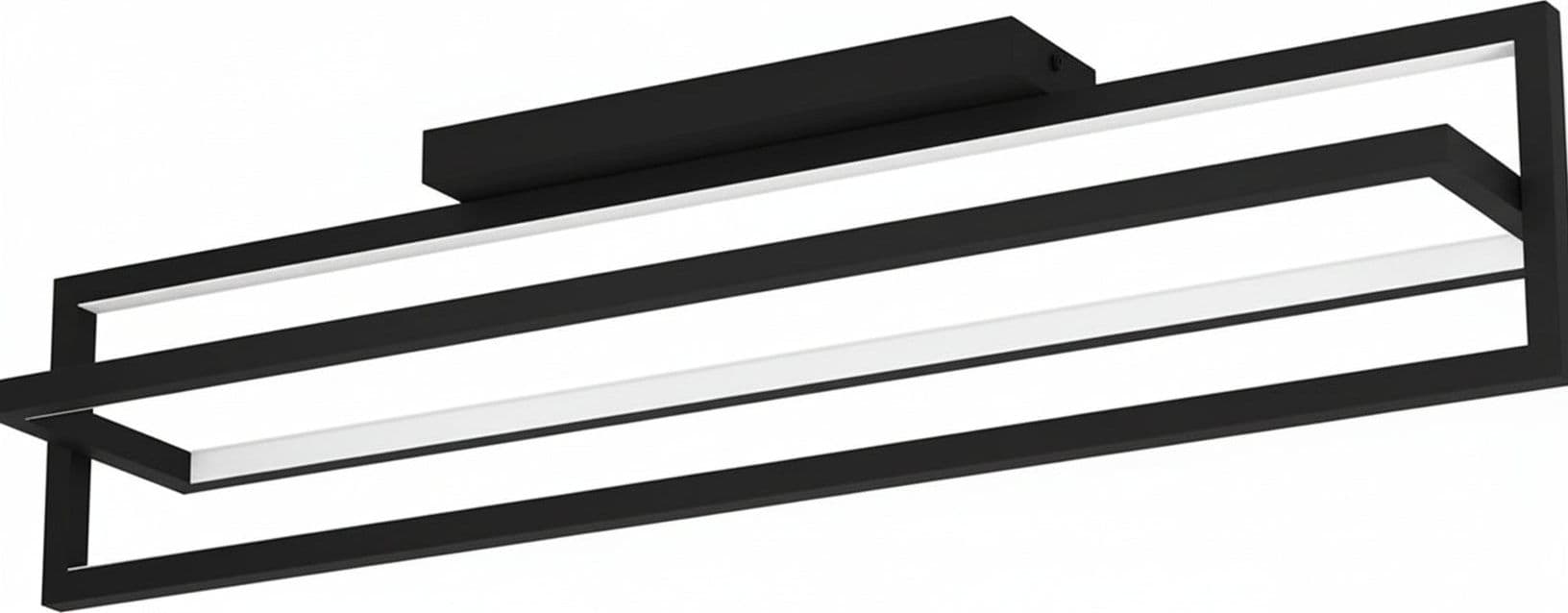 Plafoniera-Moderna-Siberia-Led-Acciaio-Nero