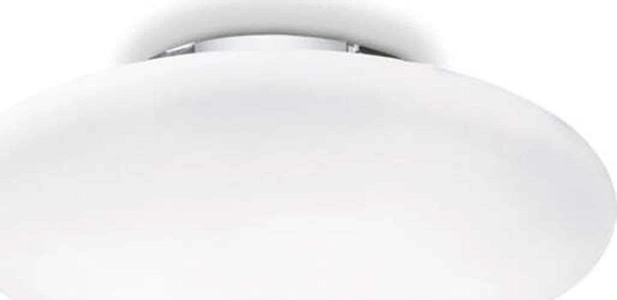 Plafoniera-Moderna-Smarties-Vetro-Bianco-3-Luci-E27-D50Cm