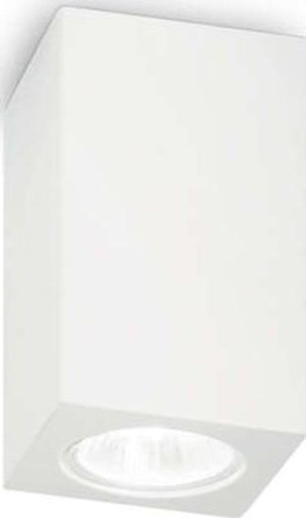 Plafoniera-Moderna-Square-Tower-Gesso-Bianco-1-Luce-Gu10