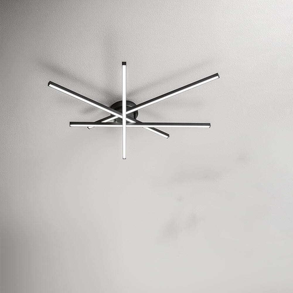 Plafoniera-Moderna-Syncro-Nero-Led-Piccola