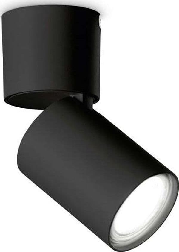 Plafoniera-Moderna-Toby-Metallo-Nero-1-Luce-Gu10-7W-3000K-Luce-Calda