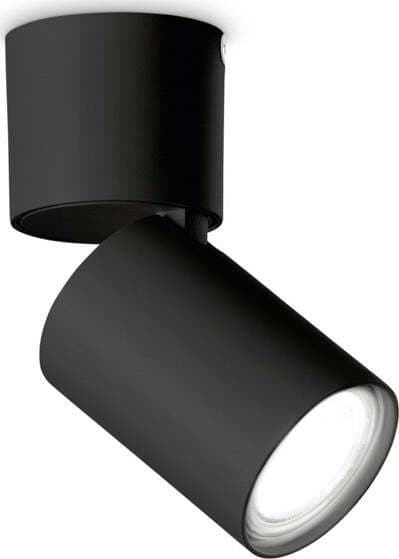 Plafoniera-Moderna-Toby-Metallo-Nero-1-Luce-Gu10-7W-3000K-Luce-Calda