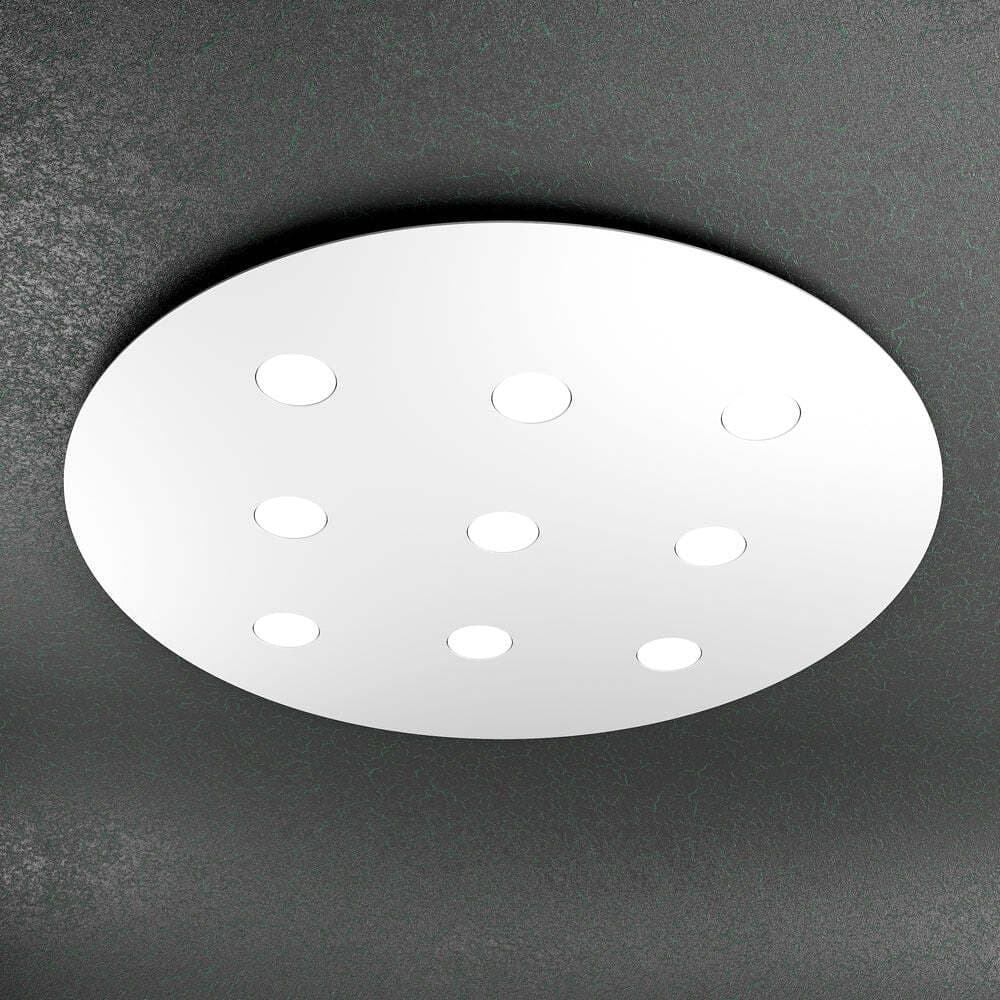 Plafoniera-Moderna-Tonda-Cloud-Metallo-Bianco-9-Luci-Gx53
