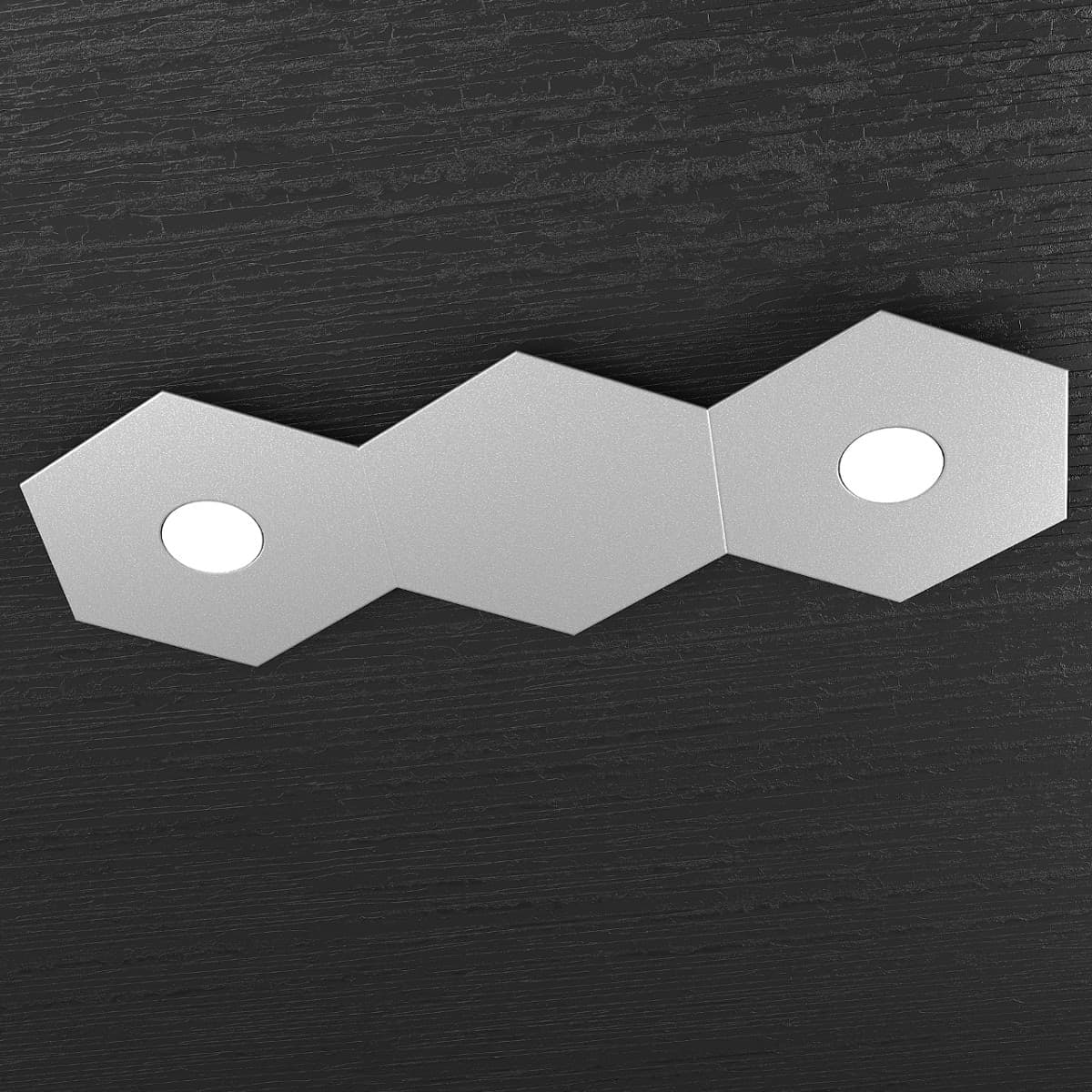 Plafoniera-moderna-Top-Light-HEXAGON-1142-2L1D-A2-GX53-LED-metallo-lampada-parete-soffitto