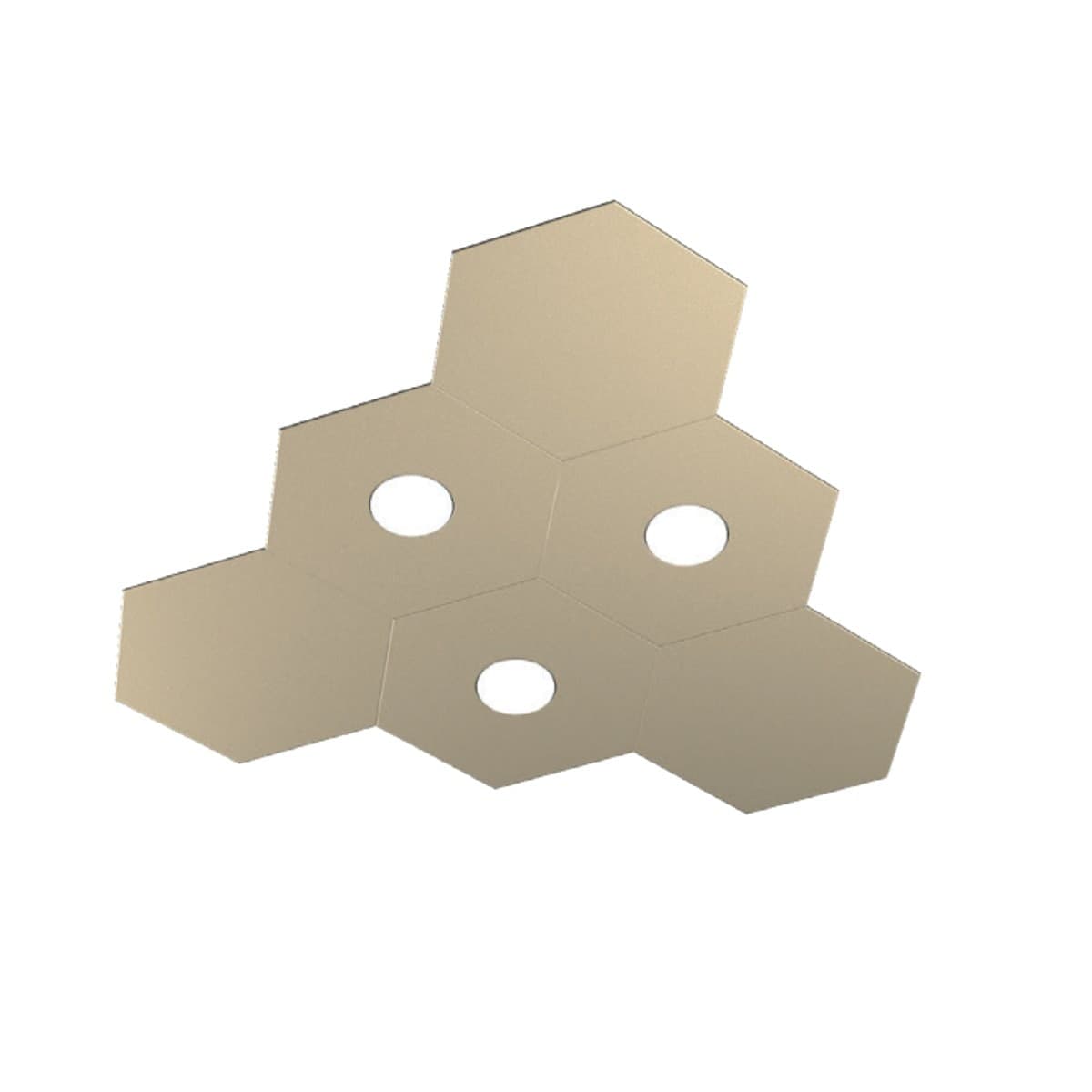 Plafoniera-moderna-Top-Light-HEXAGON-1142-3L3D-A4-GX53-LED-metallo-lampada-parete-soffitto