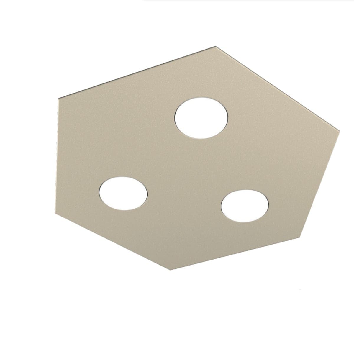 Plafoniera-moderna-Top-Light-HEXAGON-1142-PP-GX53-LED-metallo-lampada-parete-soffitto