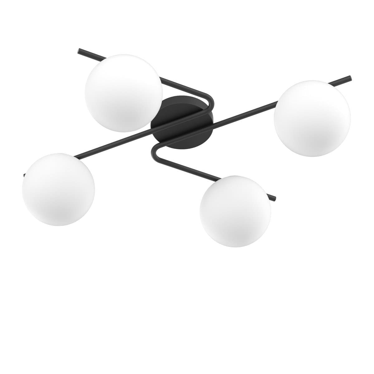 Plafoniera-moderna-Top-Light-HOLLY-1201-4-E27-led-lampada-soffitto-parete-sfere-vetro