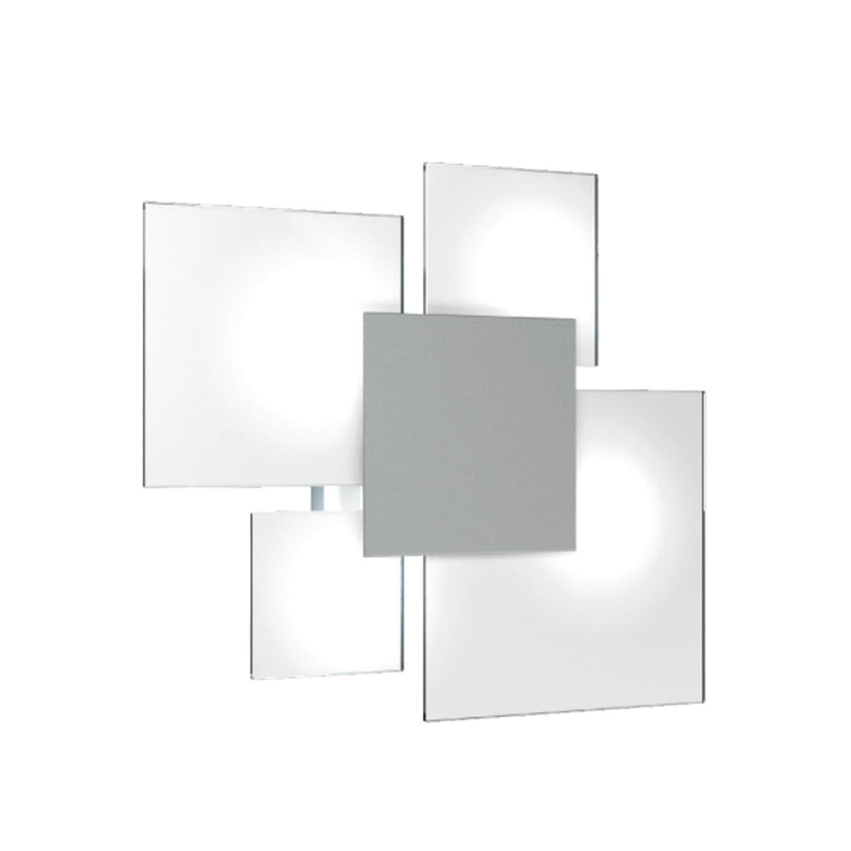 Plafoniera-moderna-Top-Light-UPGRADE-1148-70-E27-LED-vetro-lampada-parete-soffitto