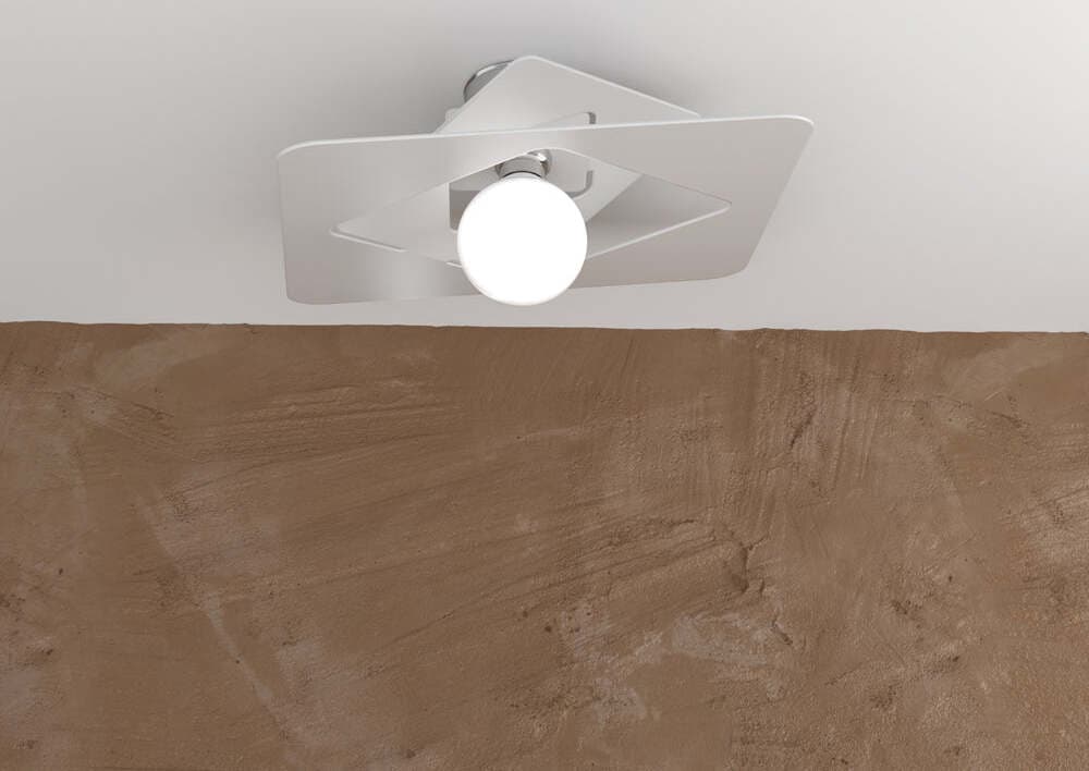 Plafoniera-Moderna-Wacky-Metallo-Bianco-1-Luce-E27-45Cm