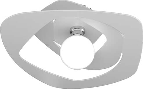 Plafoniera-Moderna-Warped-Metallo-Bianco-1-Luce-E27-D.50Cm