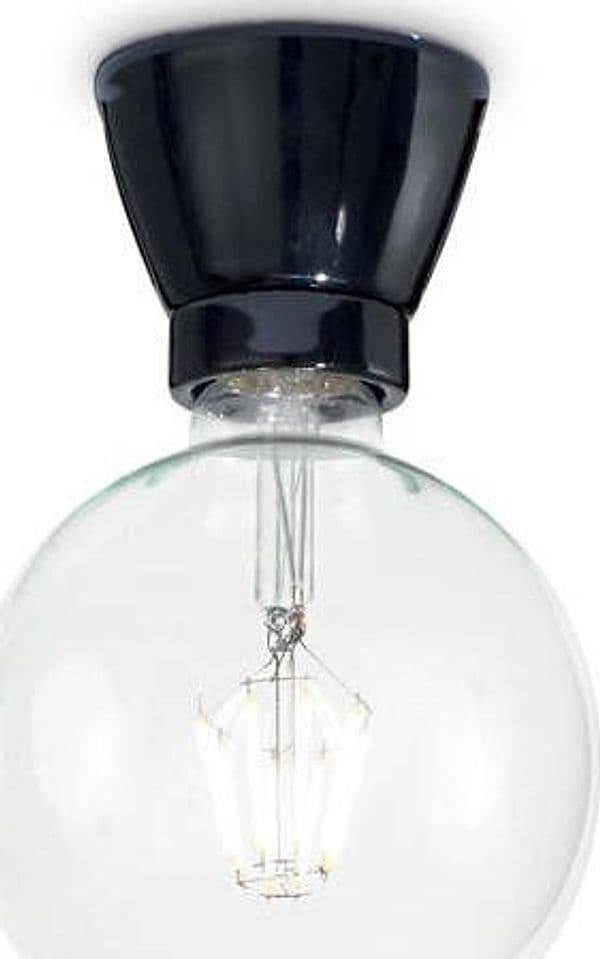 Plafoniera-Moderna-Winery-Porcellana---Ceramica-Nero-1-Luce-E27