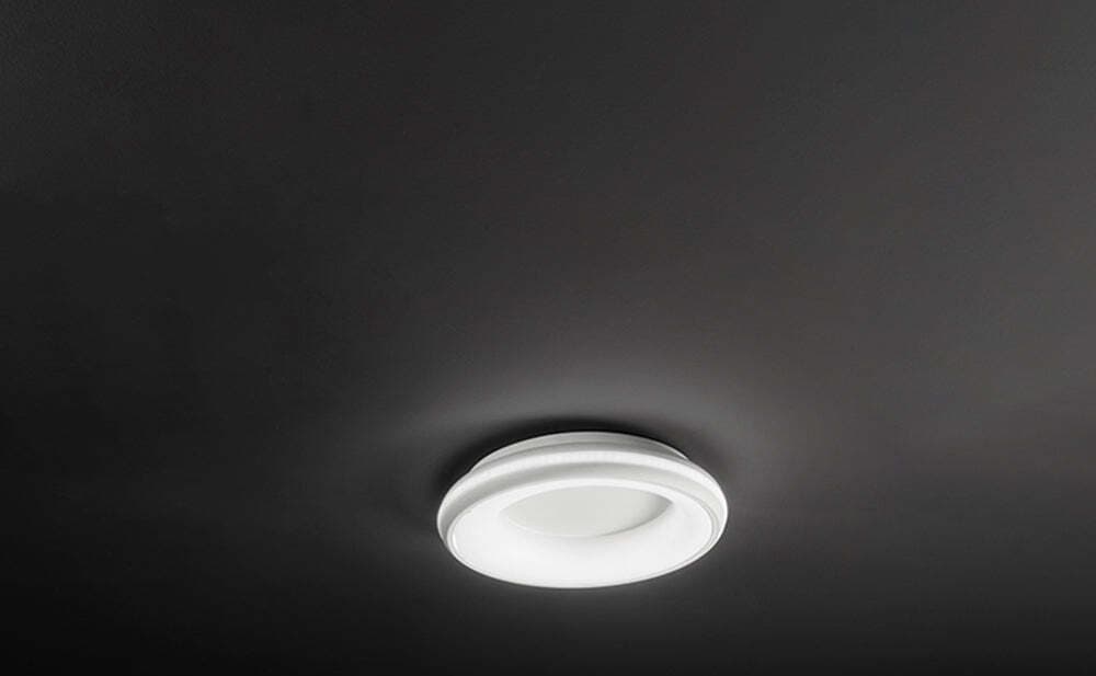 Plafoniera-Moderna-Woofer-Bianco-Led-Piccola