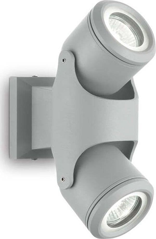 Plafoniera-Moderna-Xeno-Alluminio-Grigio-2-Luci-Gu10