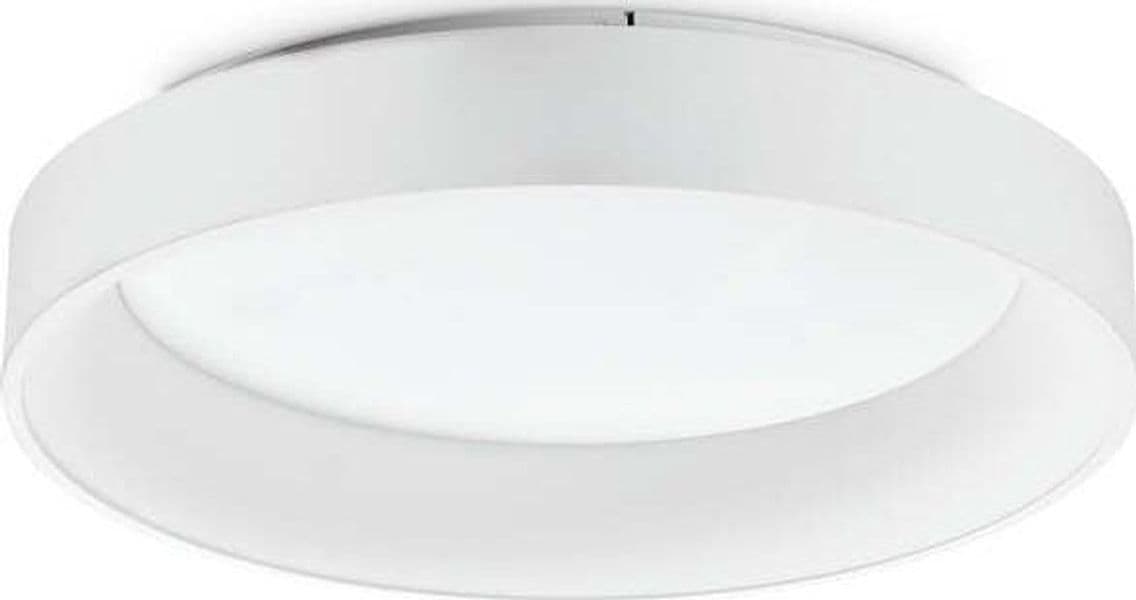Plafoniera-Moderna-Ziggy-Metallo-Bianco-Led-42W-3000K-Luce-Calda