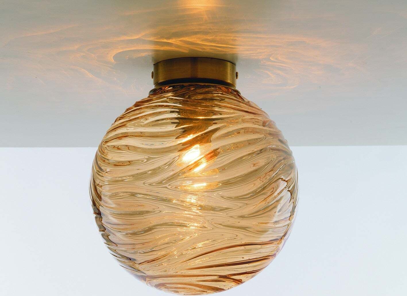 Plafoniera Nereide Champagne 1Xe27 25X27,4Cm Illuminazione/Illuminazione per interni/Lampadari lampade a sospensione e plafoniere/Plafoniere Led Mall Home - Napoli, Commerciovirtuoso.it