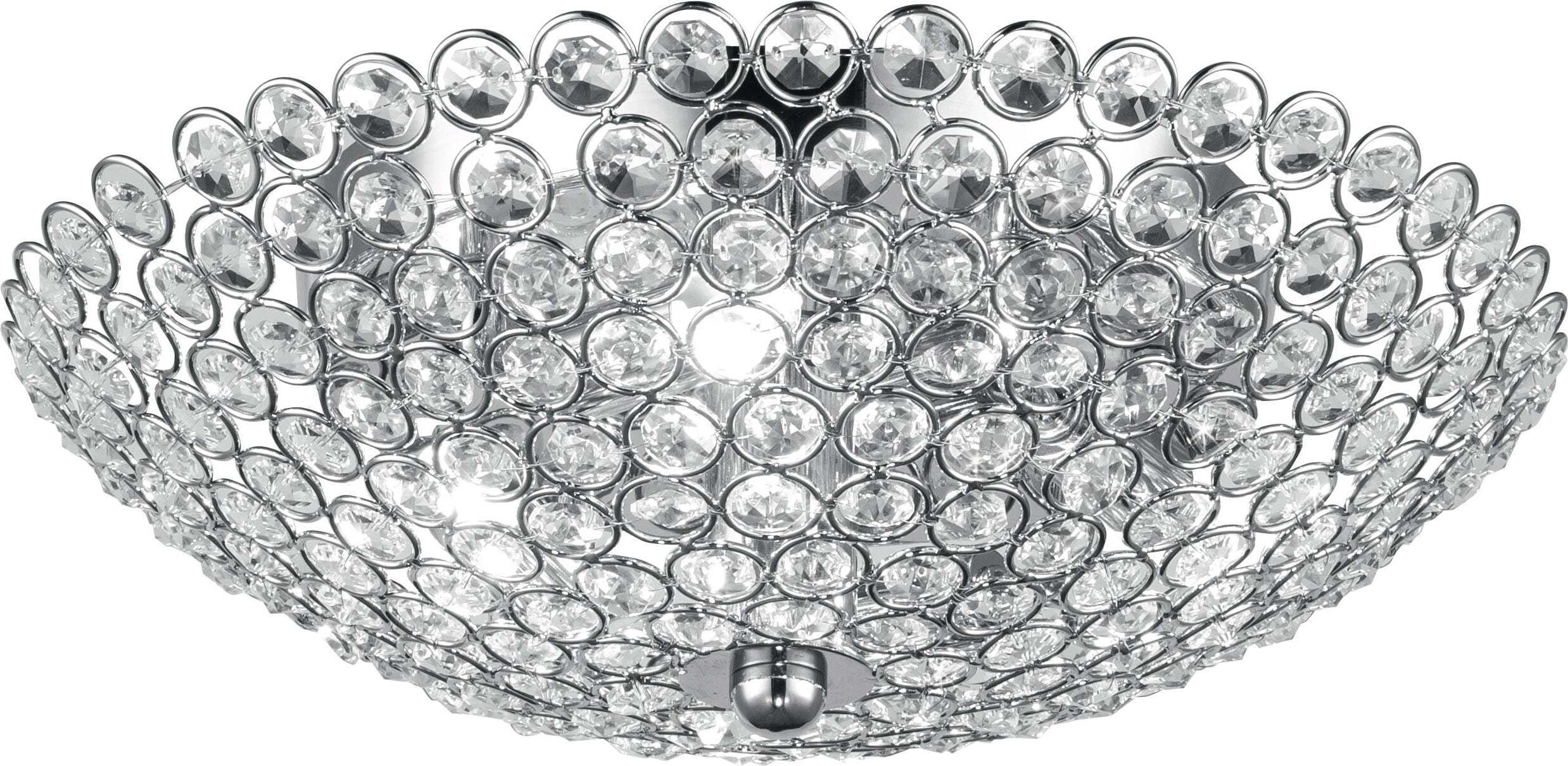 Plafoniera Planet Cromo 4Xg9 32X11Cm Illuminazione/Illuminazione per interni/Lampadari lampade a sospensione e plafoniere/Plafoniere Led Mall Home - Napoli, Commerciovirtuoso.it