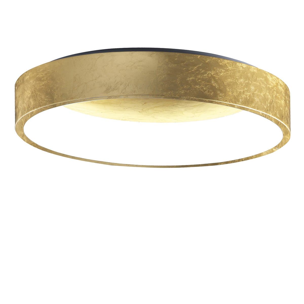 Plafoniera-Promoingross-AURORA-PL60-GF-FOGLIA-ORO-CCT-2282Lm-modulo-led-lampada-soffitto-classica