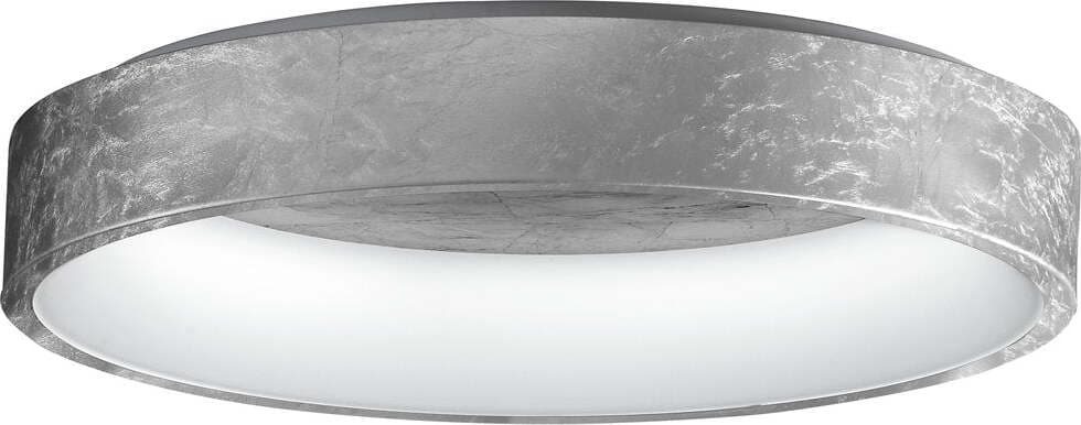 Plafoniera-Promoingross-AURORA-PL60-SF-FOGLIA-ARGENTO-CCT-2282Lm-modulo-led-lampada-soffitto-classica