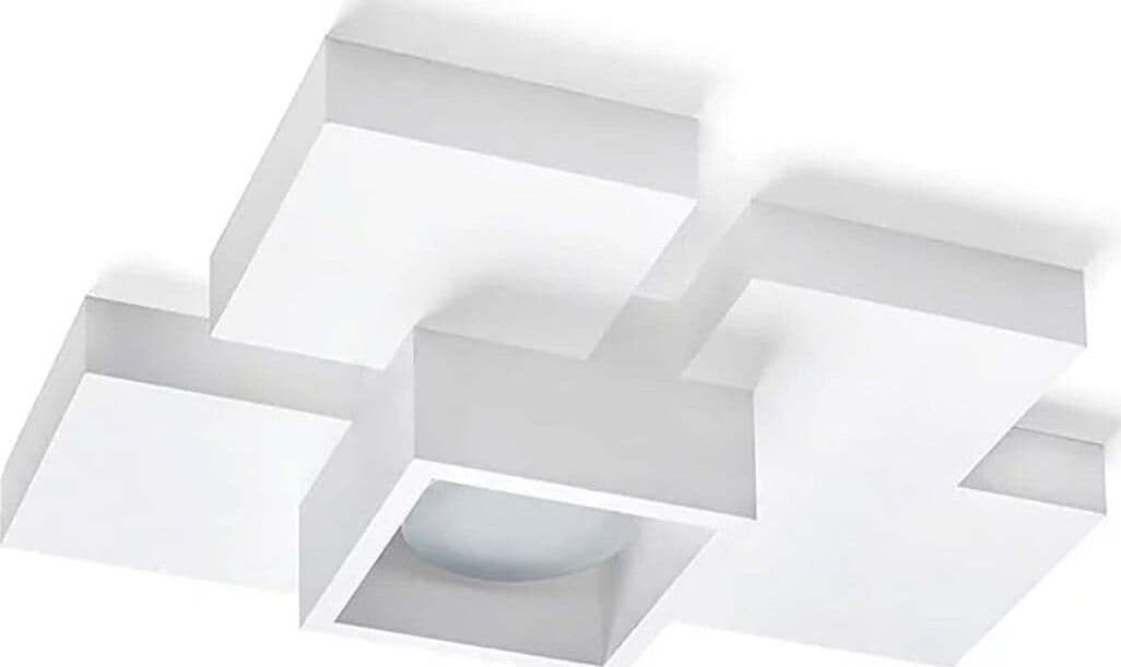 Plafoniera-Sforzin-Illuminazione-SIDE-T291-GX53-LED-gesso-lampada-soffitto