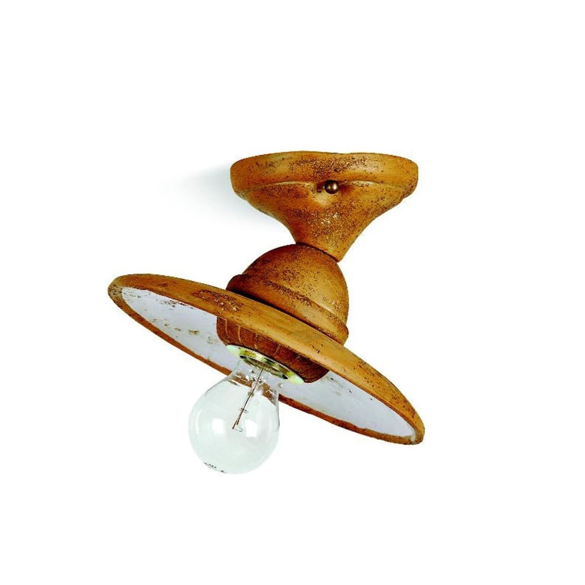 Plafoniera-Toscot-SETTIMELLO-1163-E27-LED-lampada-soffitto-parete-classica-rustica-luce-inclinata-interni