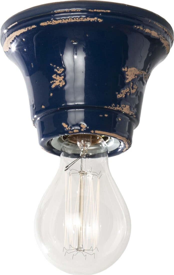 Plafoniera Toscot TORINO 837 55 E27 LED maiolica toscana lampada soffittoartigianale rustica terracotta