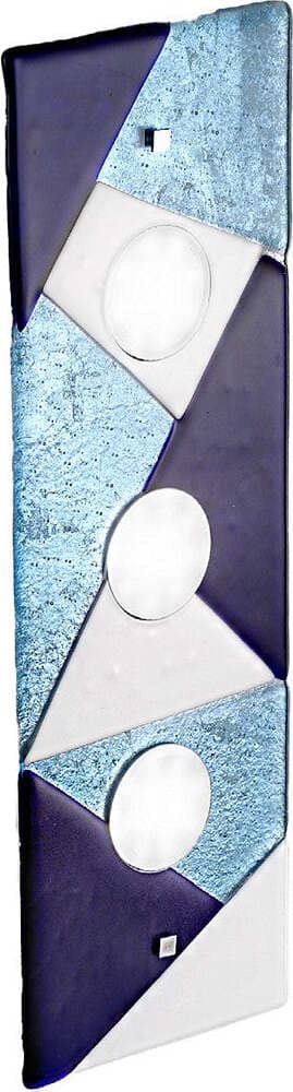 Plafoniera-vetro-blu-Familamp-TRIGONO-330-AG-GX53-LED-lampada-soffitto-moderna-artigianale