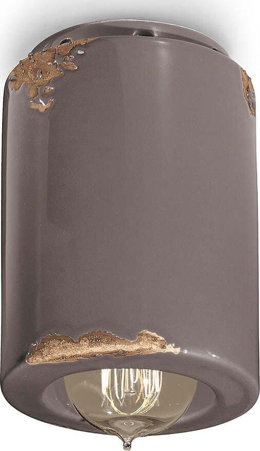 Plafoniera-Vintage-Ceramica-Tortora-1-Luce-E14