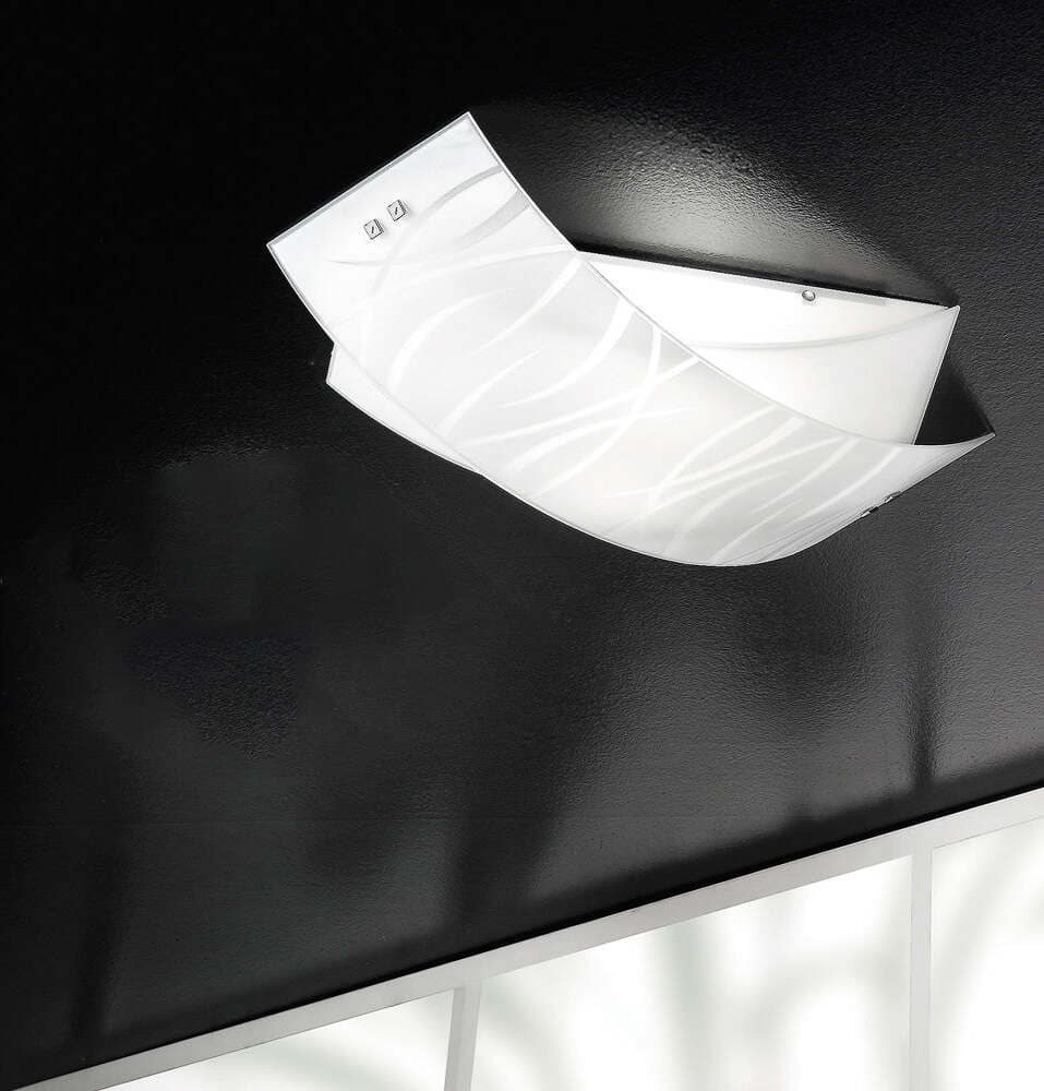 Plafoniere-Contemporanea-Agnese-Metallo-Bianco-2-Luci-E27-63,5Cm
