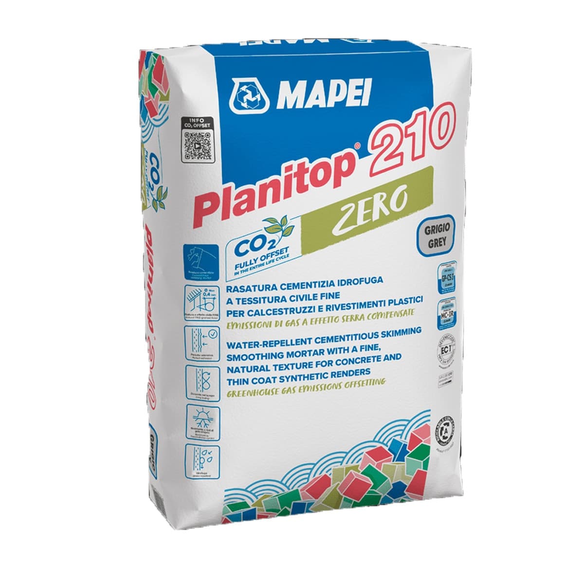 PLANITOP-210-GRIGIO-KG.25-Rasatura-cementizia-idrofuga-a-tessitura-civile-fine-per-calcestruzzi-e-rivestimenti-plastici