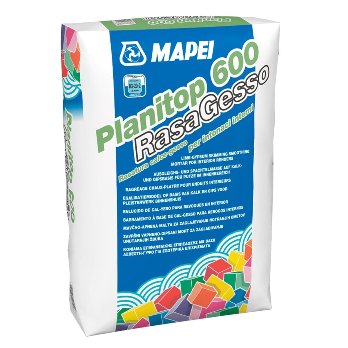 PLANITOP-600-RASAGESSO-KG.15-bianco-Rasatura-calce-gesso-per-intonaci-interni