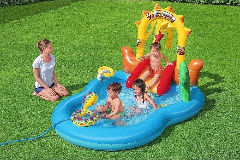 Play Center Piscina Gonfiabile Bambini Selvaggio West 2anni+ 264x188x140cm 53118 Giochi e giocattoli/Sport e giochi all'aperto/Giochi aquatici e piscine per bambini/Canotti e gonfiabili galleggianti Trade Shop italia - Napoli, Commerciovirtuoso.it