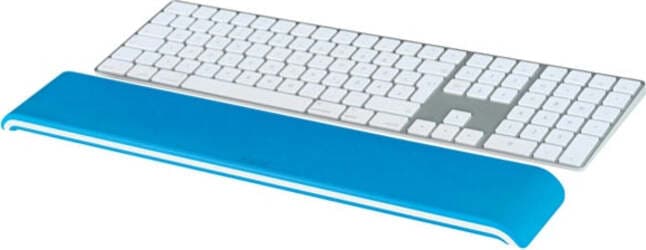 Poggiapolsi Ergo Wow per tastiera - bianco-blu - Leitz Elettronica/Informatica/Accessori/Tastiere Mouse e periferiche di input/Accessori per tastiere e Mouse/Tappetini per il Mouse Eurocartuccia - Pavullo, Commerciovirtuoso.it