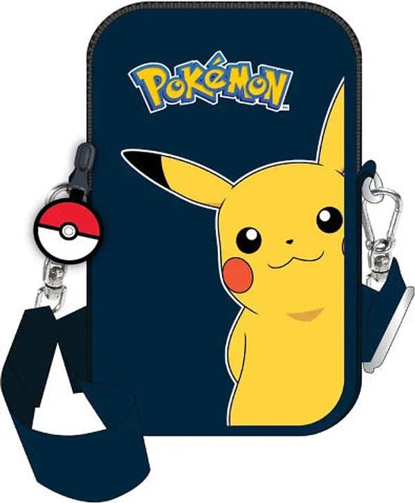 POKEMON-BORSA-TRACOLLA-PORTACELLULARE-PIKACHU-DELUXE