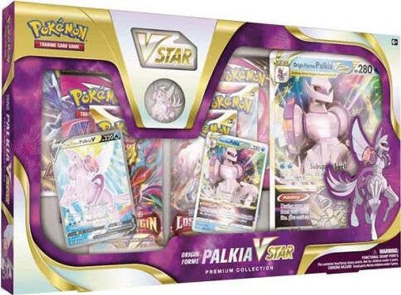 Pokemon-Gioco-Di-Carte-COLLEZIONE-PREMIUM-DIALGA-ORIGINALE-V-ASTRO-PALKIA-IT