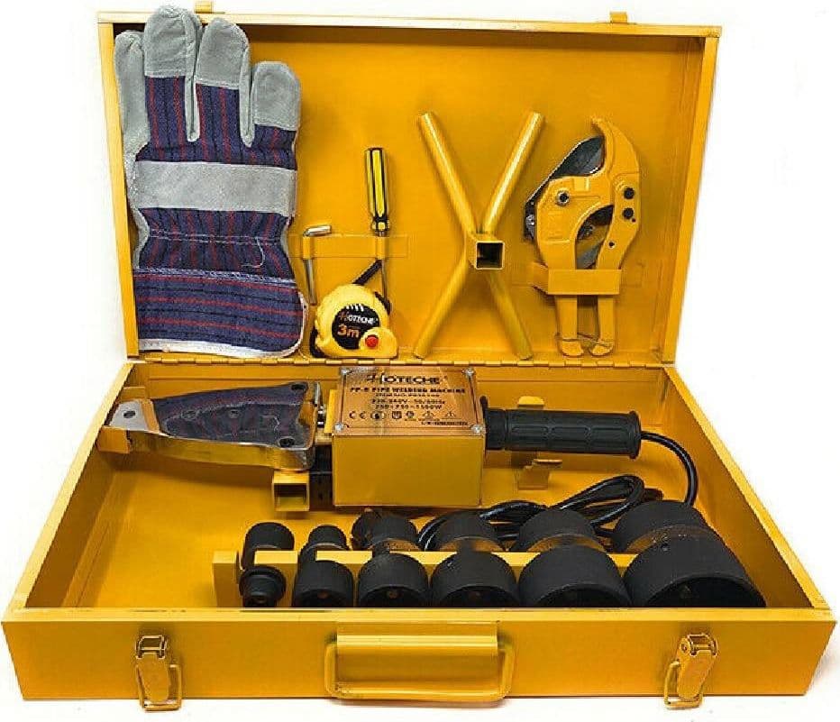 Polifusore 1500 W Saldatore Per Tubi Con 6 Matrici Accessori Utensili Fai Da Te Fai da te/Utensili elettrici e a mano/Utensili elettrici/Attrezzatura per saldare/Stazioni saldanti Trade Shop italia - Napoli, Commerciovirtuoso.it